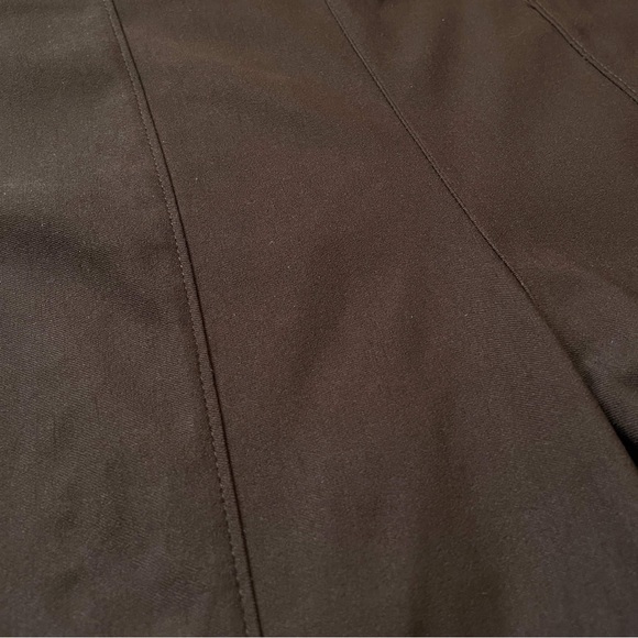 NWOT Garage Dark Brown High Waist Flared Stretch Piper Pants Large - Picture 7 of 8